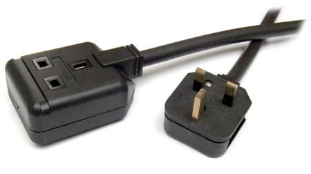 Heavy Duty 13 Amp Mains Extension Single Socket