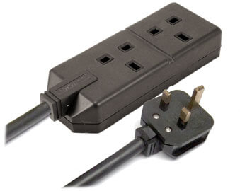 Heavy Duty 13 Amp Mains Extension Double Socket