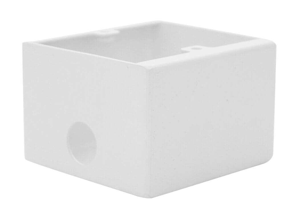 Kelsey Single Gang Extra Deep Wall Box white
