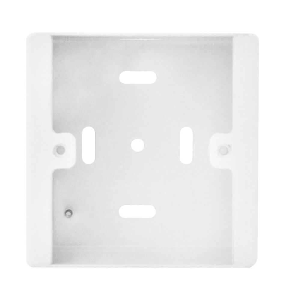 Kelsey Single Gang Extra Deep Wall Box white