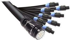 Ten47 19-Pin Line Female to 8x Speakon NL4 Tails