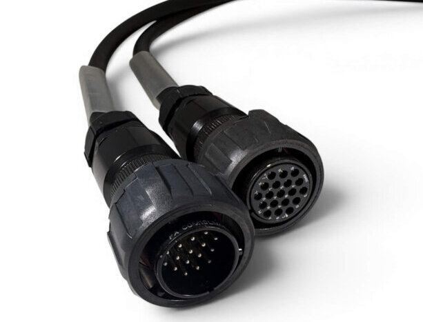 2.5mm 8-Core Ten47 8-Way PA-CON Line Male to Female - Image 1