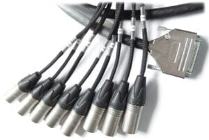 25-Pin DSUB Male to XLR Male Tascam