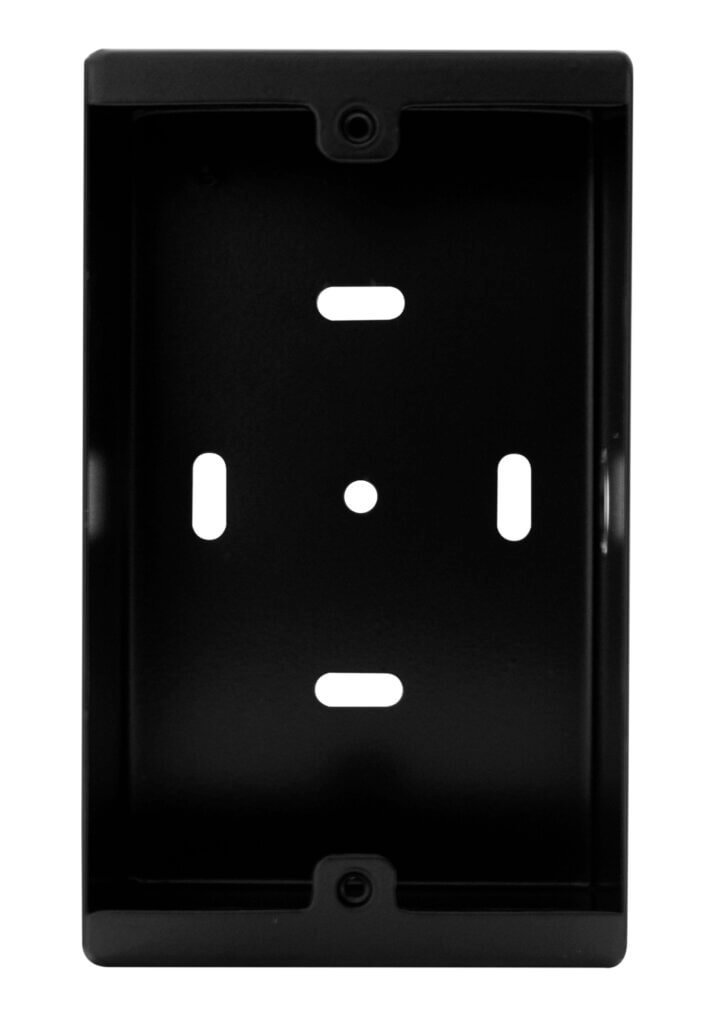 Kelsey Double Gang Extra Deep Wall Box Black