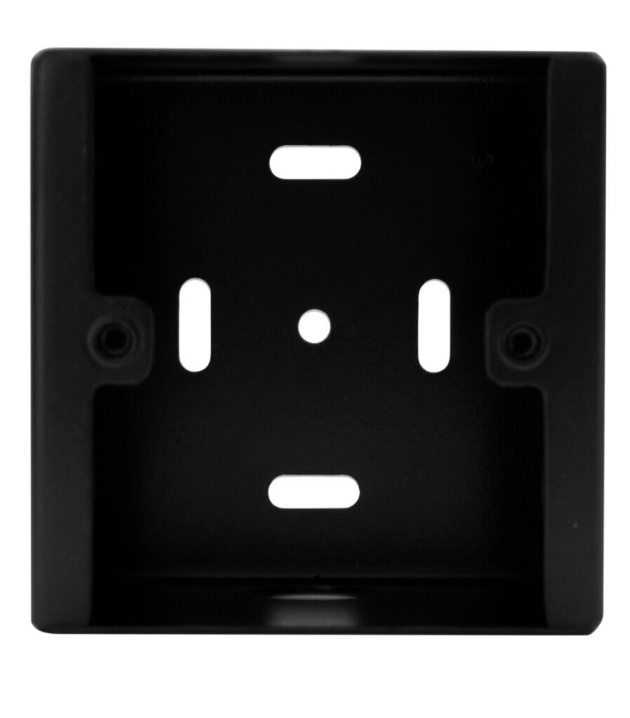 Kelsey Single Gang Extra Deep Wall Box Black