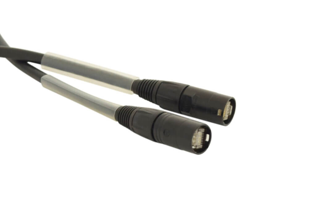 Duracat5e Cable with Black Neutrik NE8M Ethercons