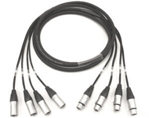 Multiway 3-Pin XLR Female to Male cables