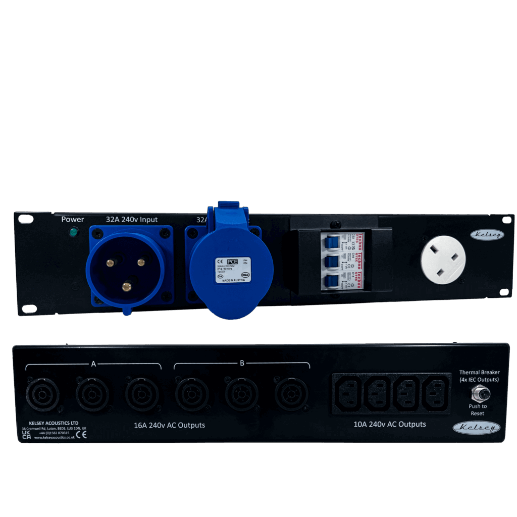 Kelsey 19" 2U 32A TRUE1 Distribution Unit