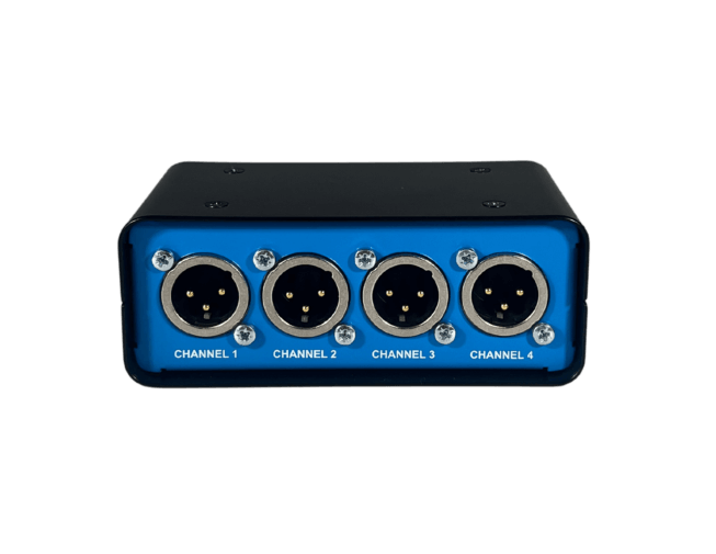 Kelsey 4CAT Balanced Audio 4-Way Output Box