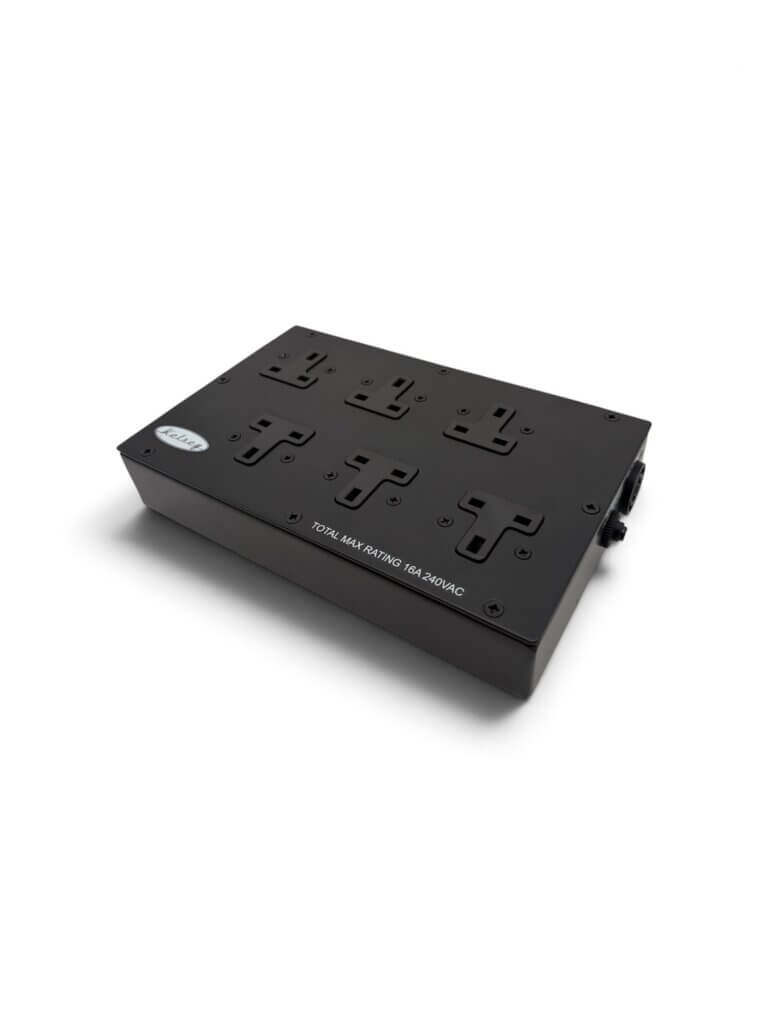 Kelsey Low Profile 6-Way 13A Power Distribution Unit with trueCon's