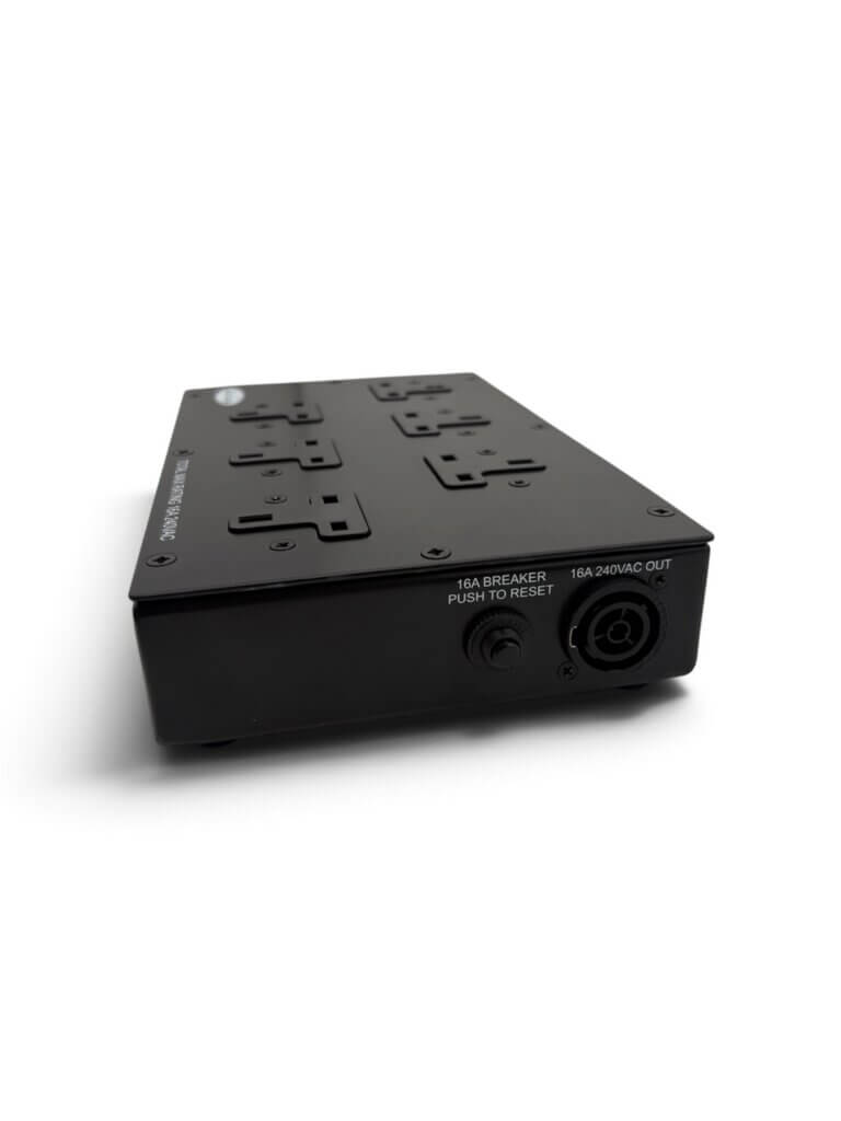 Kelsey Low Profile 6-Way 13A Power Distribution Unit with trueCon's
